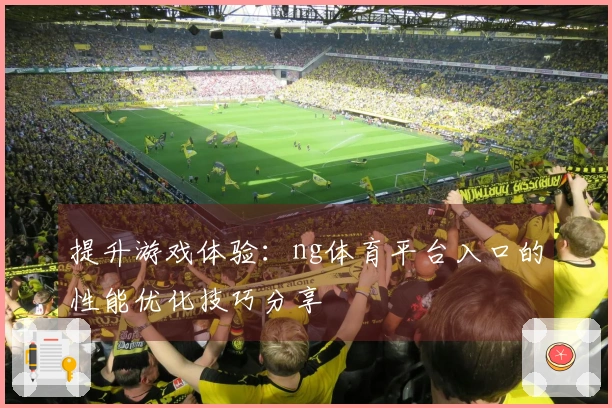 提升游戏体验：ng体育平台入口的性能优化技巧分享
